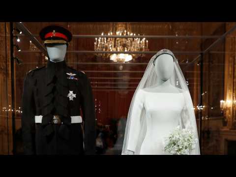 VIDEO : Meghan's Wedding Gown Goes On Display At Windsor Castle