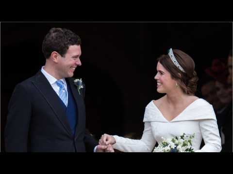 VIDEO : Princess Eugenie Breaks Royal Tradition With Wedding Reception Dress