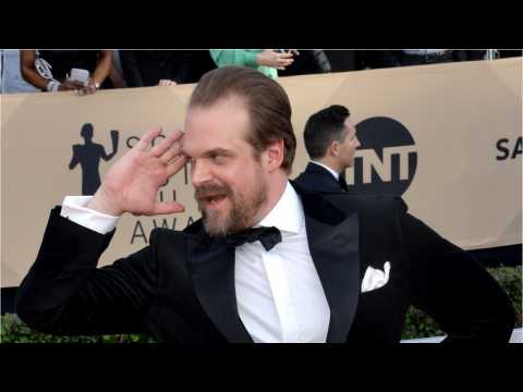 VIDEO : David Harbour To Officiate Wedding As Hellboy