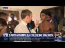La leçon de morale d'Emmanuel Macron à un jeune braqueur de Saint-Martin