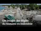 Les images des dégâts du séisme en Indonésie