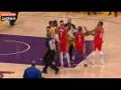 NBA : énorme bagarre lors du match entre les Lakers et les Rockets (vidéo)