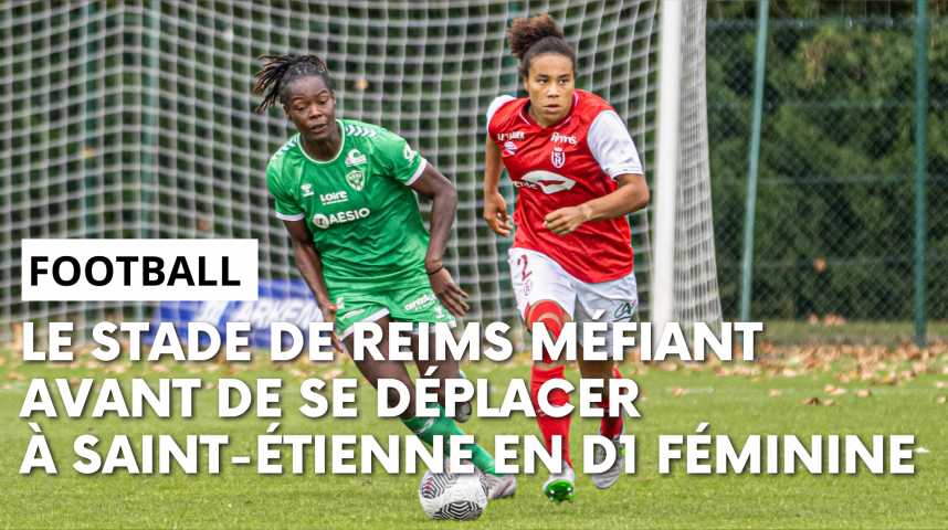 Vid Os Saint Tienne Stade De Reims Lavant Match Avec Amandine