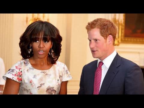 Le Prince Harry rencontre Michelle Obama et reçoit un accueil de star à la Maison Blanche