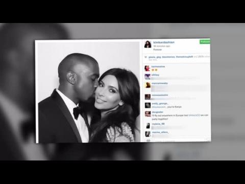 VIDEO : Kim Kardashian Celebrates Anniversary With A Series Of Old Photos