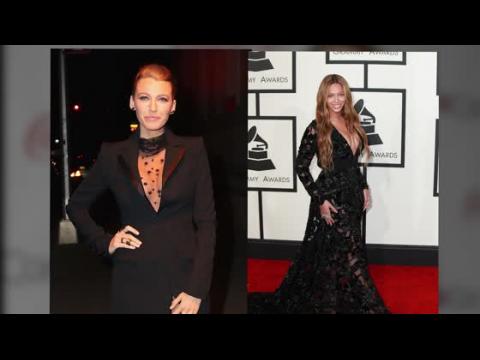 VIDEO : Beyonc And Blake Lively Work The Dark Sheer Trend