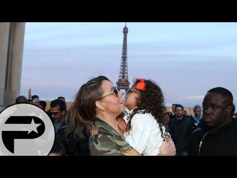 VIDEO : Mariah Carey et ses jumeaux ne passent pas inaperue  la Tour Eiffel