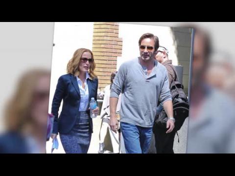 VIDEO : David Duchovny and Gillian Anderson Reunite for X-Files