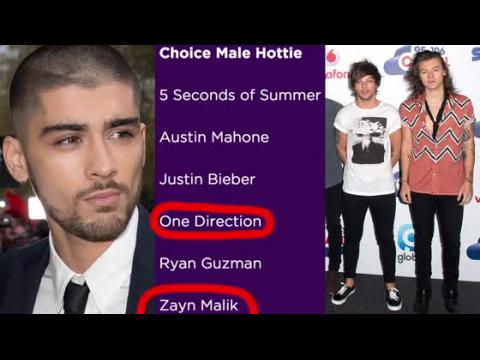 VIDEO : One Direction Battle Zayn Malik For Teen Choice Award
