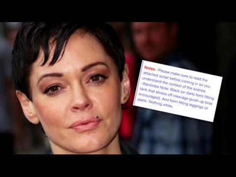 VIDEO : Rose McGowan Fired After Speaking Out Against Sexism in Hollywood