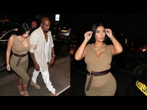 VIDEO : Kim Kardashian And Kanye West Have Pre-Glastonbury London Date Night