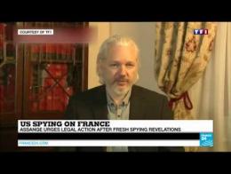 FRANCE - Assange calls for legal action after US spying revelations #FranceLeaks