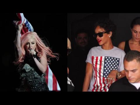 VIDEO : Star Spangled Celebrities From Lady Gaga to Rihanna