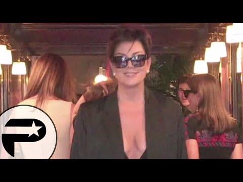 VIDEO : Kris Jenner - de passage  Paris,elle dvoile un dcollet vertigineux