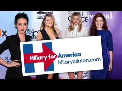 VIDEO : Katy Perry and Other Celebs Tweet Support for Hillary Clinton