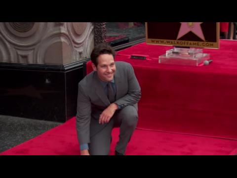 VIDEO : Paul Rudd Receives Hollywood Star Ahead Of Ant-Man Release
