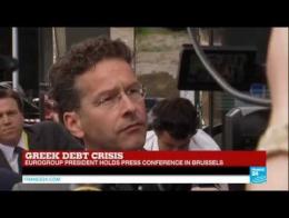 Eurogroup president Dijsselbloem on latest Greek crisis meeting: "time is very short"