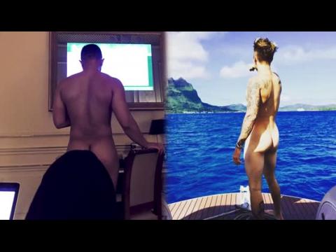 VIDEO : John Legend Copies Justin Bieber's Bare Butt Instagram Picture