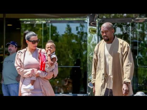 VIDEO : Kim Kardashian Heads To The Cinema With Kanye And North
