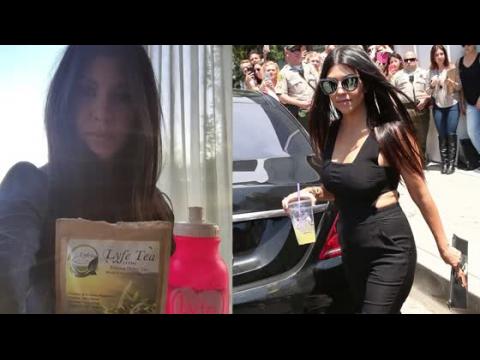VIDEO : Kourtney Kardashian Back To Pre-Pregnancy Weight Thanks To Magic Tea