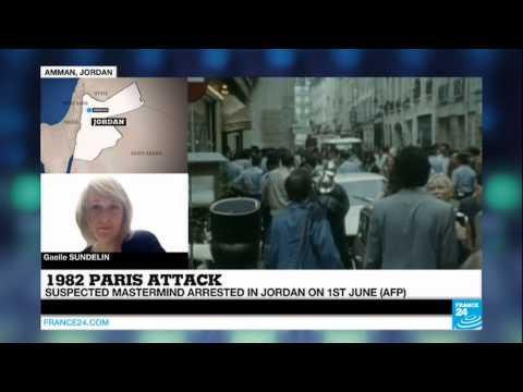 FRANCE - Mastermind behind 1982 Jewish restaurant attack arrested in Jordan