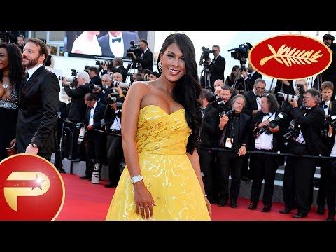 VIDEO : Cannes 2015 - Ayem Nour radieuse en robe dore