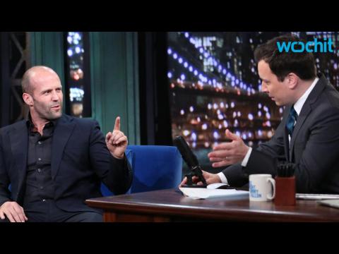 VIDEO : Jimmy Fallon Was Way Too Excited to Slap Jason Statham Across the Face