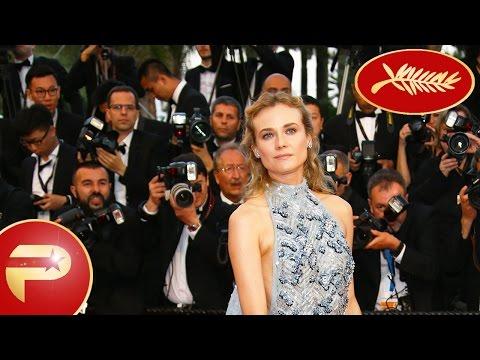 VIDEO : Cannes 2015 - Diane Kruger lgante pour la monte des marches