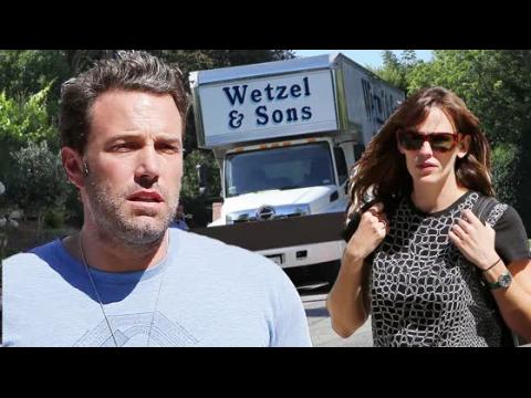 VIDEO : Moving Vans Spotted Outside Ben Affleck and Jennifer Garner's Home