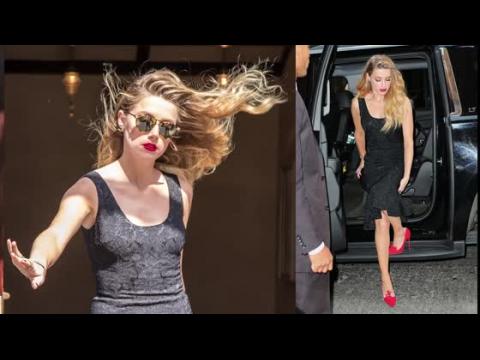 VIDEO : Amber Heard Promotes Magic Mike XXL In Style