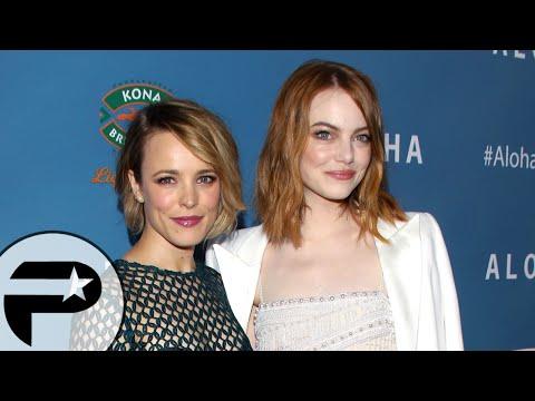 VIDEO : Emma Stone et Rachel McAdams radieuses  la premire du film ALOHA