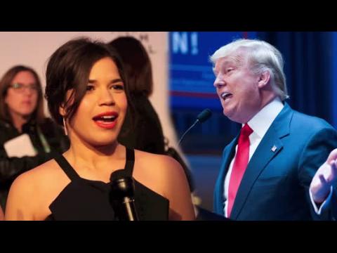 VIDEO : America Ferrera Responds to Donald Trump's Comments on Latinos