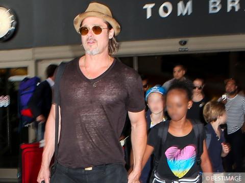 VIDEO : Brad Pitt et Angelina Jolie : retour en famille dans la Cité des Anges !