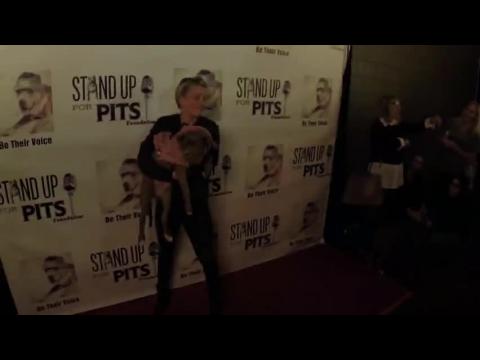 VIDEO : Kaley Cuoco, Kelly Brook And Elisha Cuthbert Stand Up For Pits