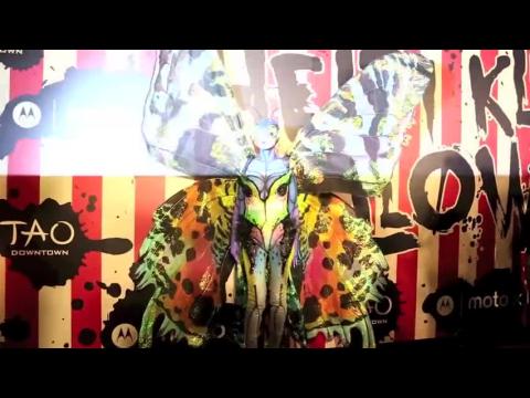 VIDEO : Heidi Klum's Butterfly Transformation