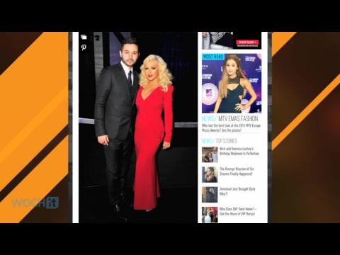 VIDEO : Christina aguilera flaunts slim post-baby body, tiny waist & cleavage in sexy red dress