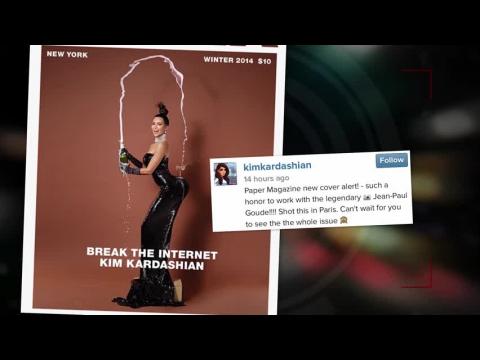 VIDEO : Kim Kardashian montre ses fesses sur Paper Magazine