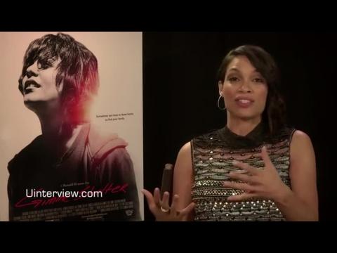 VIDEO : Rosario dawson on 'gimme shelter,' vanessa hudgens, making herself ugly for the role