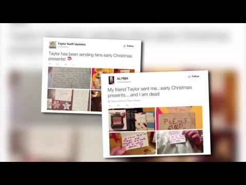 VIDEO : Taylor Swift Has Been Sending Her Fans Awesome Christmas Presents