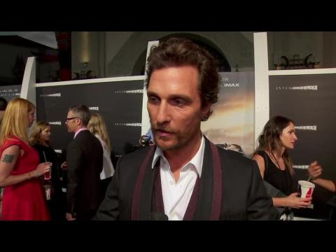 VIDEO : Matthew McConaughey Celebrates At The Premiere of 'Interstellar'