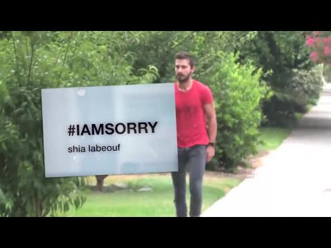 VIDEO : Shia LaBeouf Claims That He Was Raped During his #IAMSORRY Art Performance
