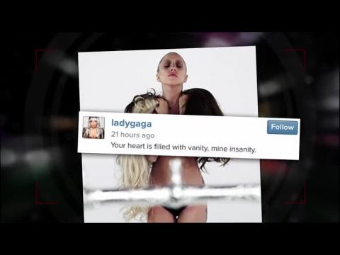 VIDEO : Lady Gaga Poses Topless and Claims Her Heart is Filled With 'Insanity'