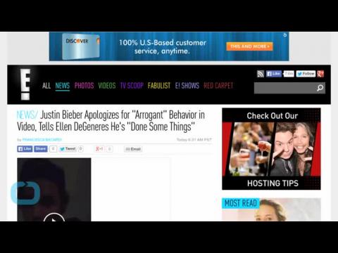 VIDEO : Justin Bieber Apologizes for 