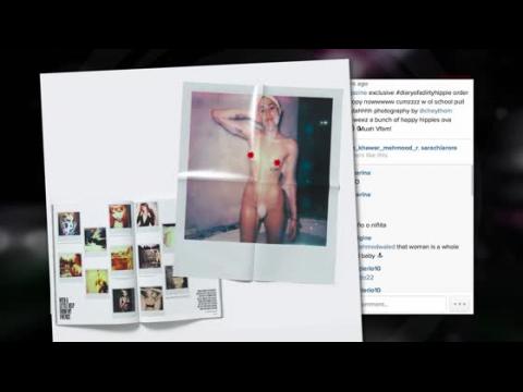 VIDEO : Miley Cyrus Poses Naked For 'Dirty Hippy' Feature