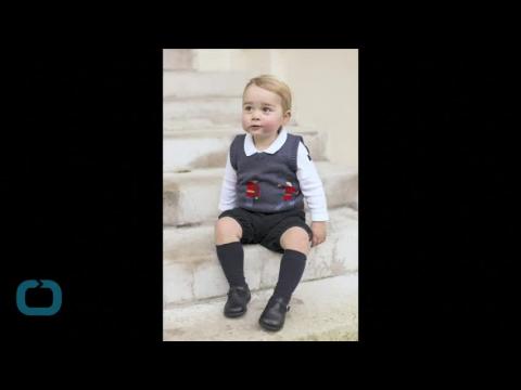VIDEO : The internet can't handle how cute prince george is in his christmas photos