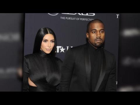 VIDEO : Kim Kardashian And Kanye West Coordinate In Matching Balmain For The Bet Honours