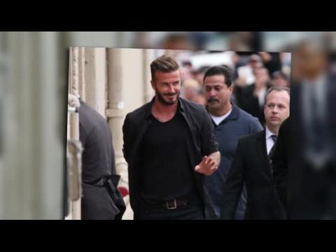VIDEO : David Beckham Pops In For A Chat With Jimmy Kimmel