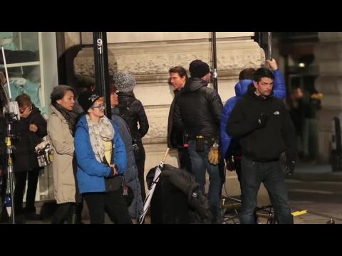 VIDEO : Tom Cruise filma escenas de Mission Impossible en el Piccadilly Circus en Londres