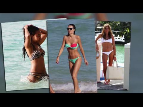 VIDEO : Ces stars commencent l'anne 2015 en bikini