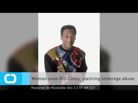 VIDEO : Woman sues bill cosby, claiming underage abuse